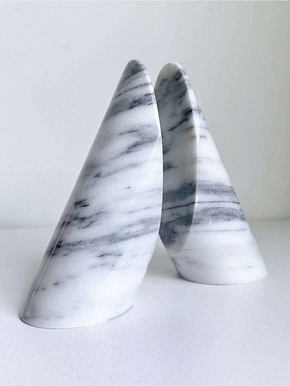 Marble Cylindrical Bookends - Picture 3 of 13